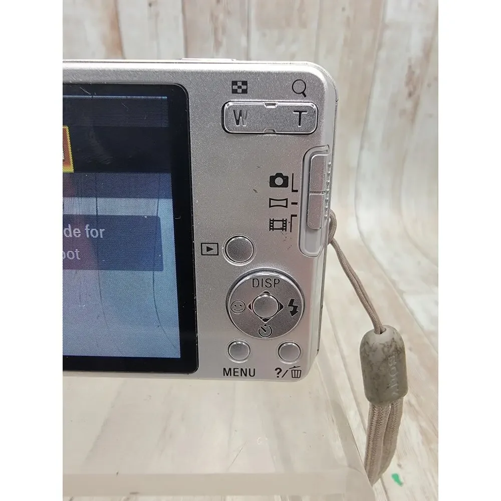 SONY Cyber-Shot DSC-W530 Vintage Digital Camera 14.1MP 4x Optical Zoom Silver